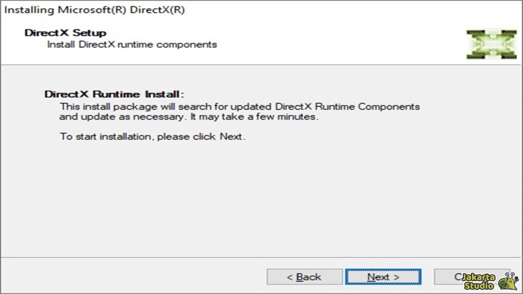 Solusi Requires at least DirectX version 9.0